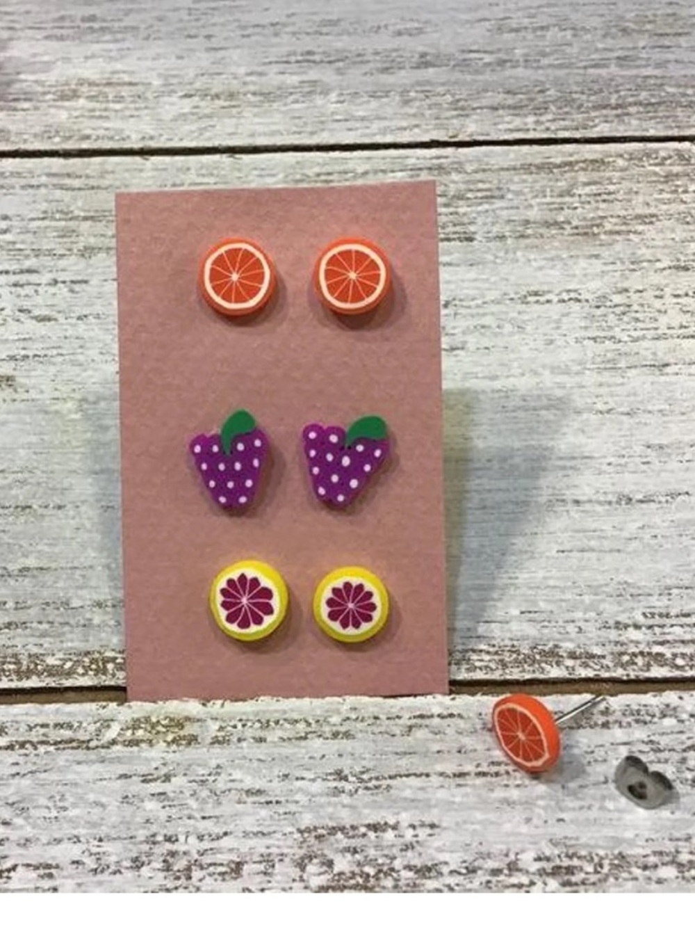 COPY - 2/$10.00 Fruit Earrings